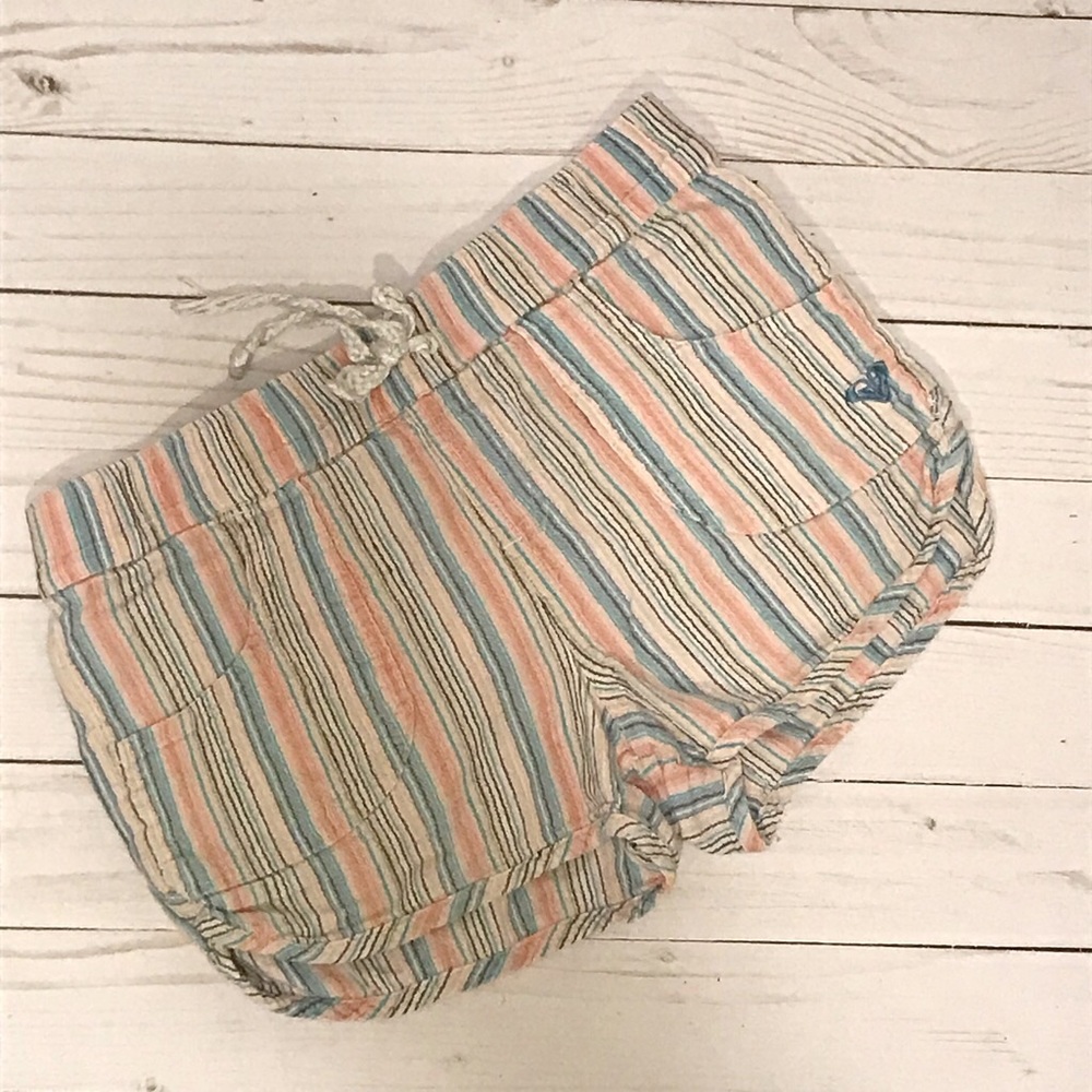 Roxy Girls Striped Shorts